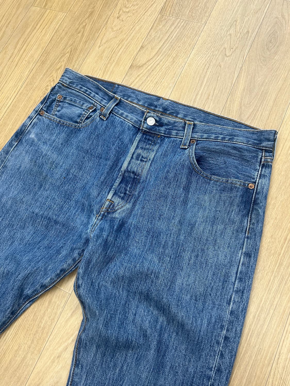 리바이스 501 빈티지 워싱 데님 팬츠 34x29 상품이미지2