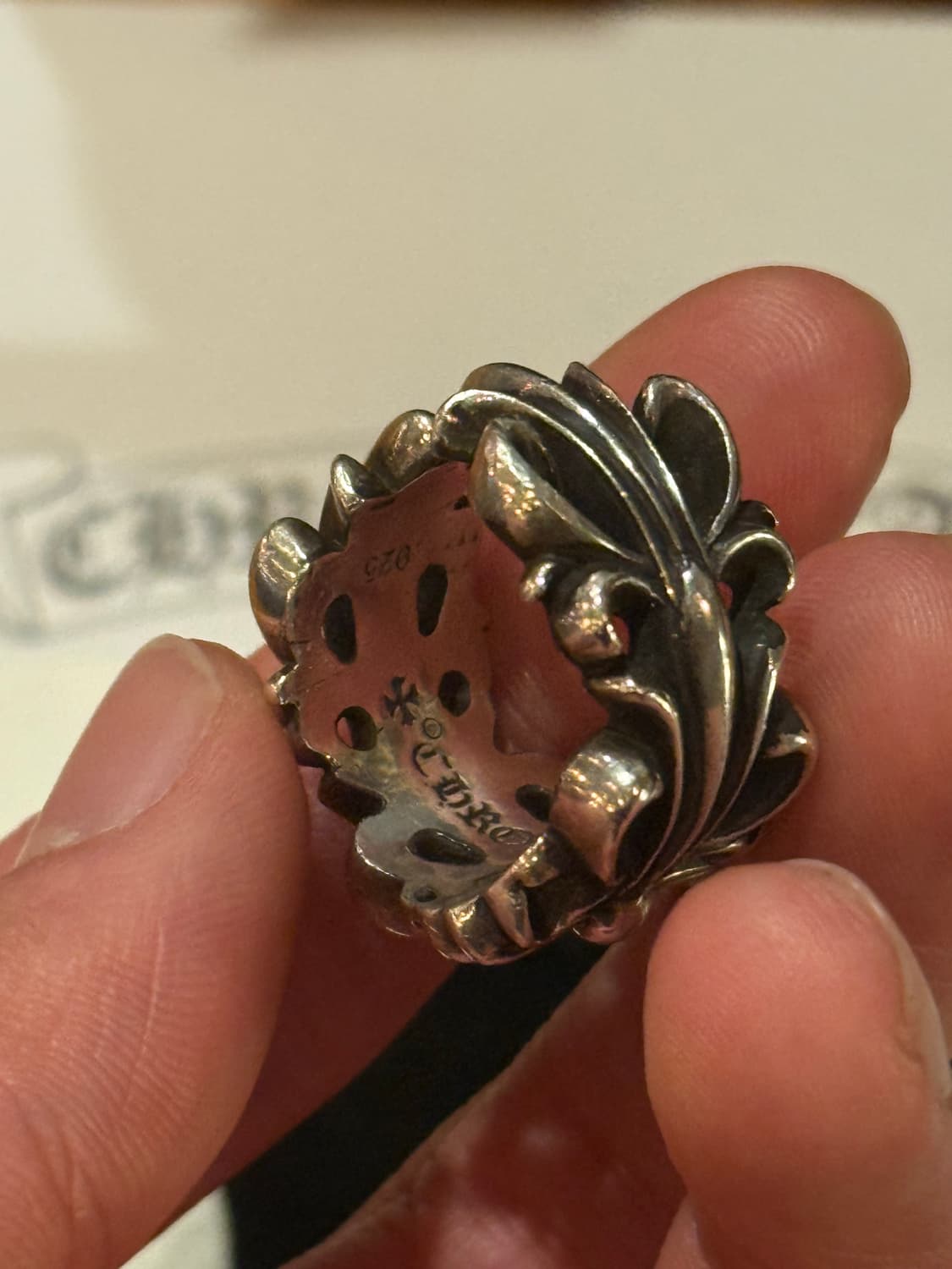 크롬하츠 더블플로랄링 판매  상품이미지3