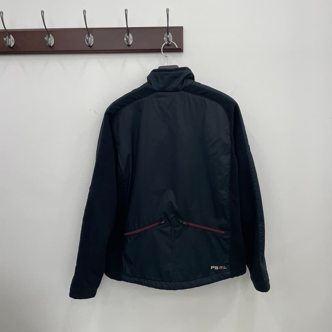 폴로 스포츠 블랙 플리스 바람막이 자켓 상품이미지2