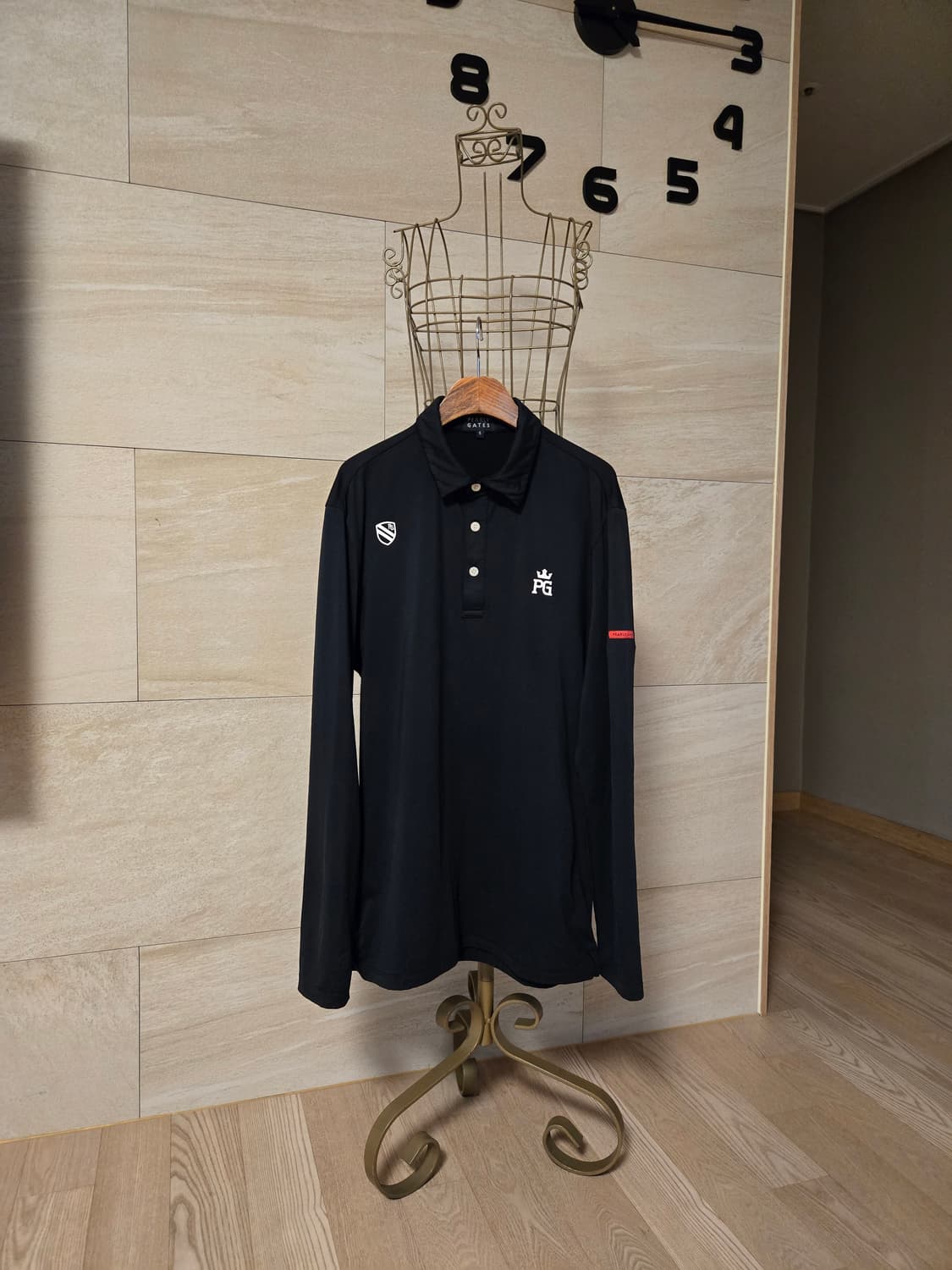 [5] 파리게이츠 남성 골프 기모 긴팔티 상품이미지1