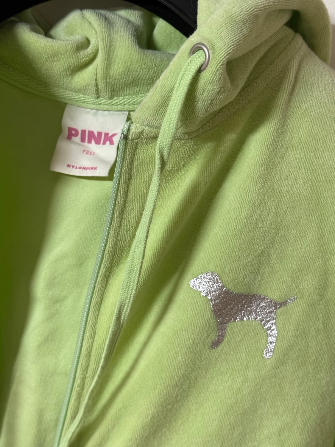 Pink 라임색 y2k 후드집업 상품이미지6