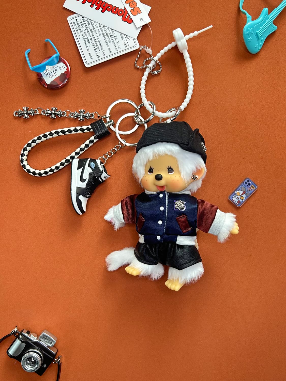 (13)정품몬치치🖤스트릿볼캡 커스텀키링 상품이미지1