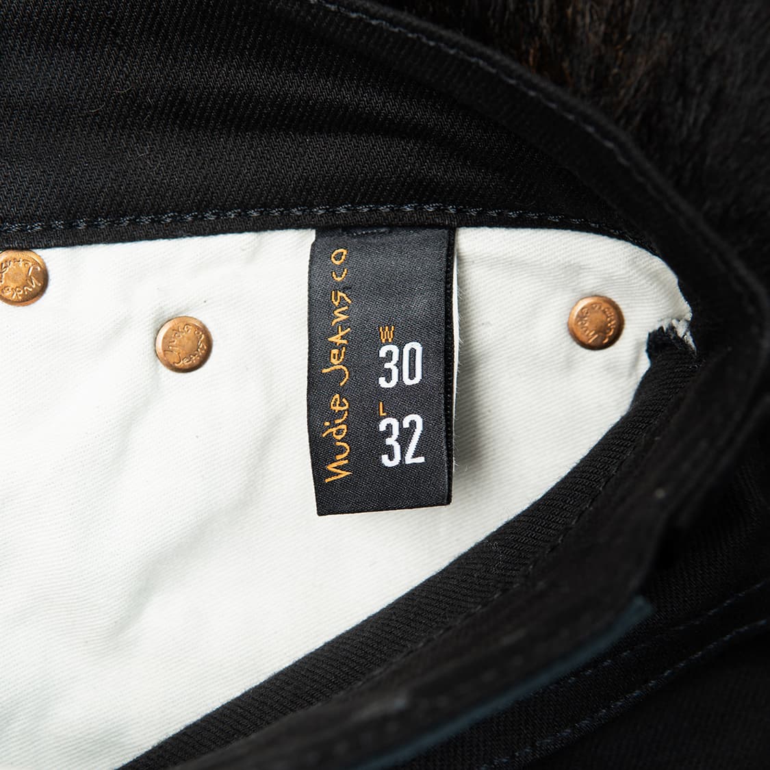 [28] 누디진 이태리 메이드 씬핀 오가닉 블랙링 데님팬츠 미사용 신품  상품이미지9