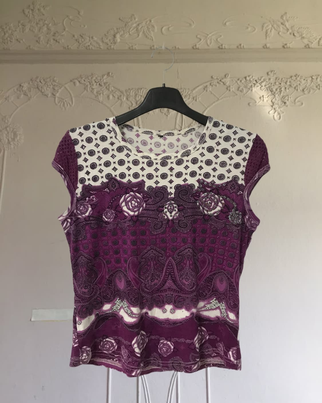 vintage pattern top 상품이미지8