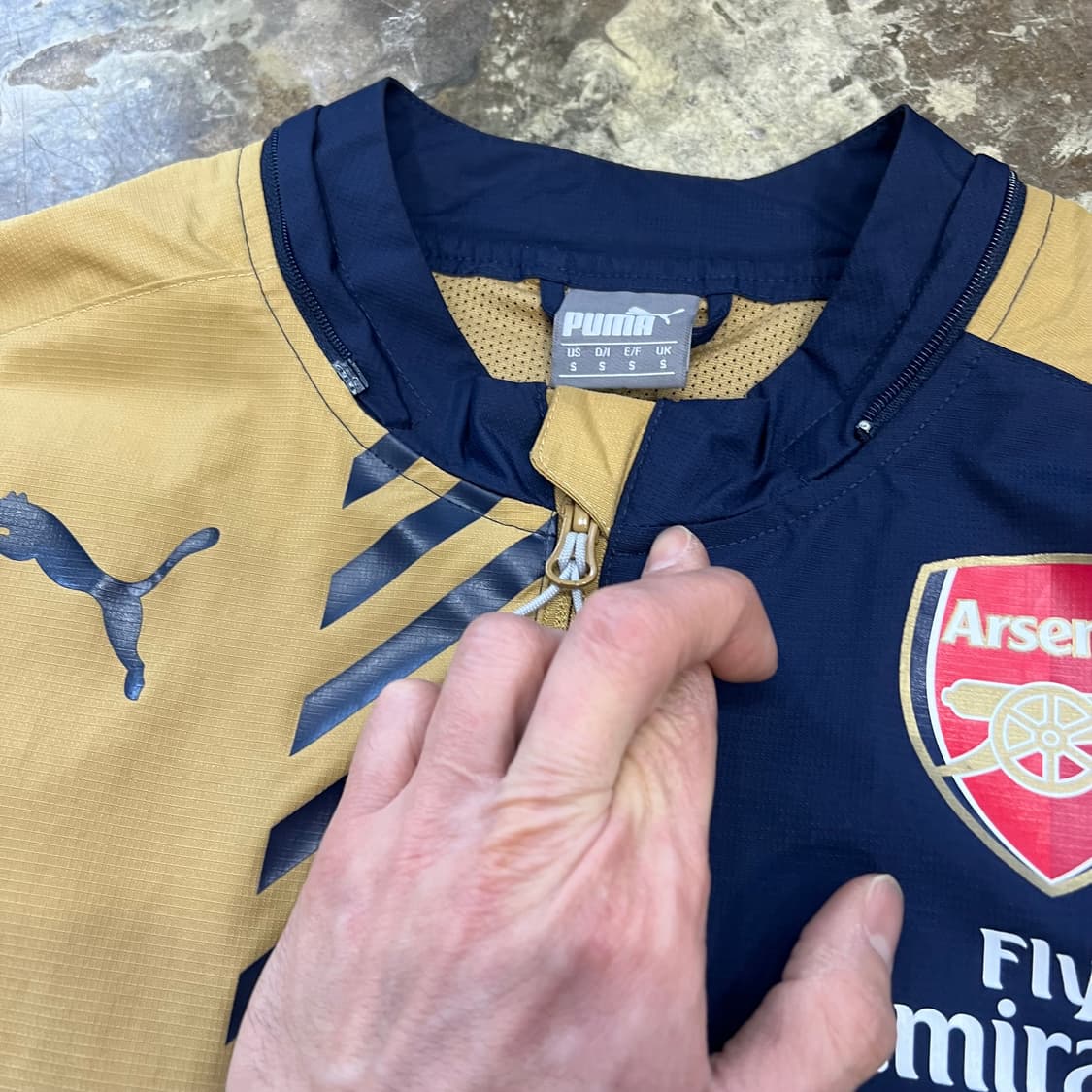 S) 푸마 아스날 윈드브레이커 방풍자켓 바람막이 점퍼 상품이미지4