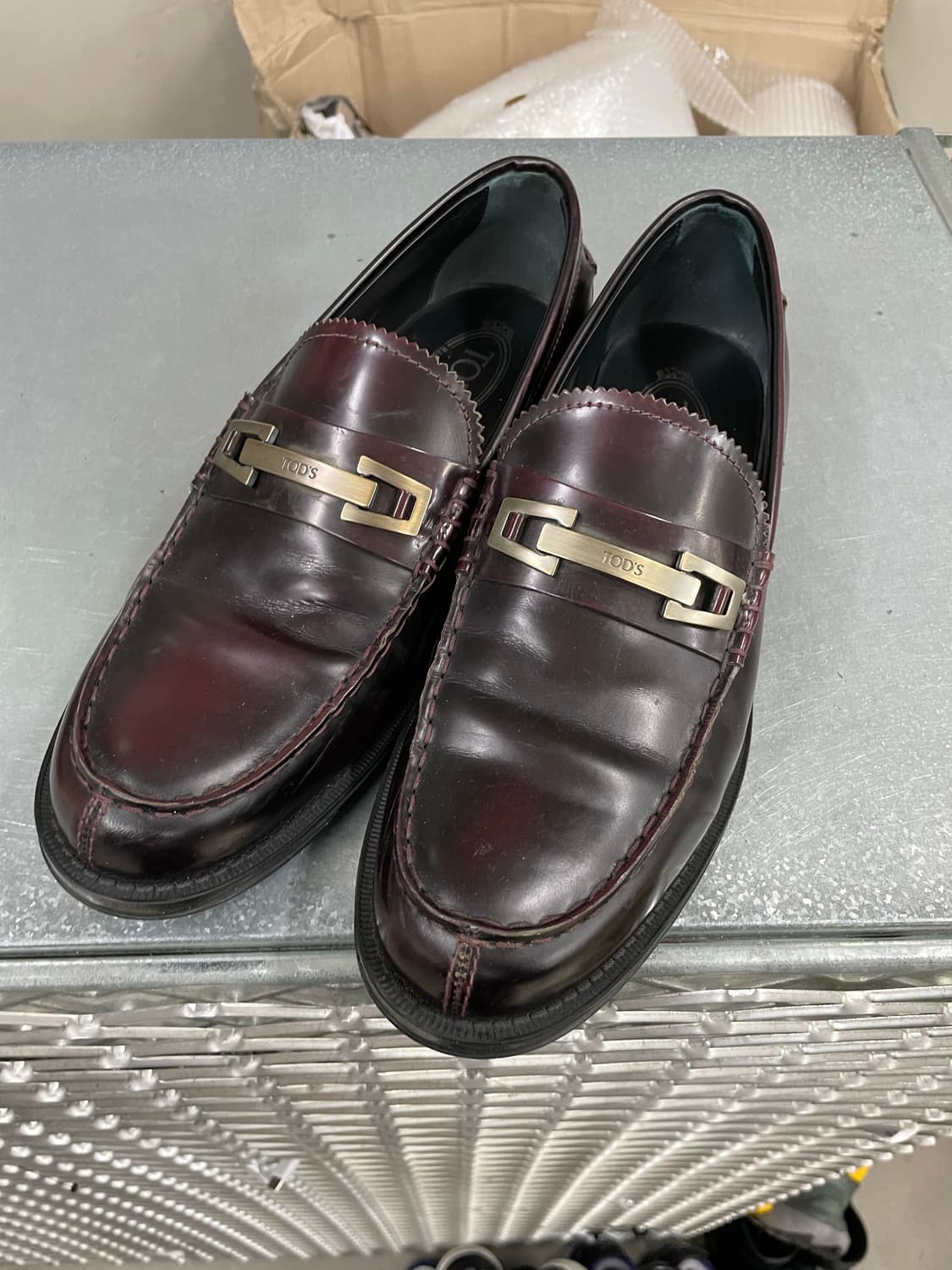 토즈 레더 버클 로퍼 버건디 7 (gr-4697) 상품이미지2