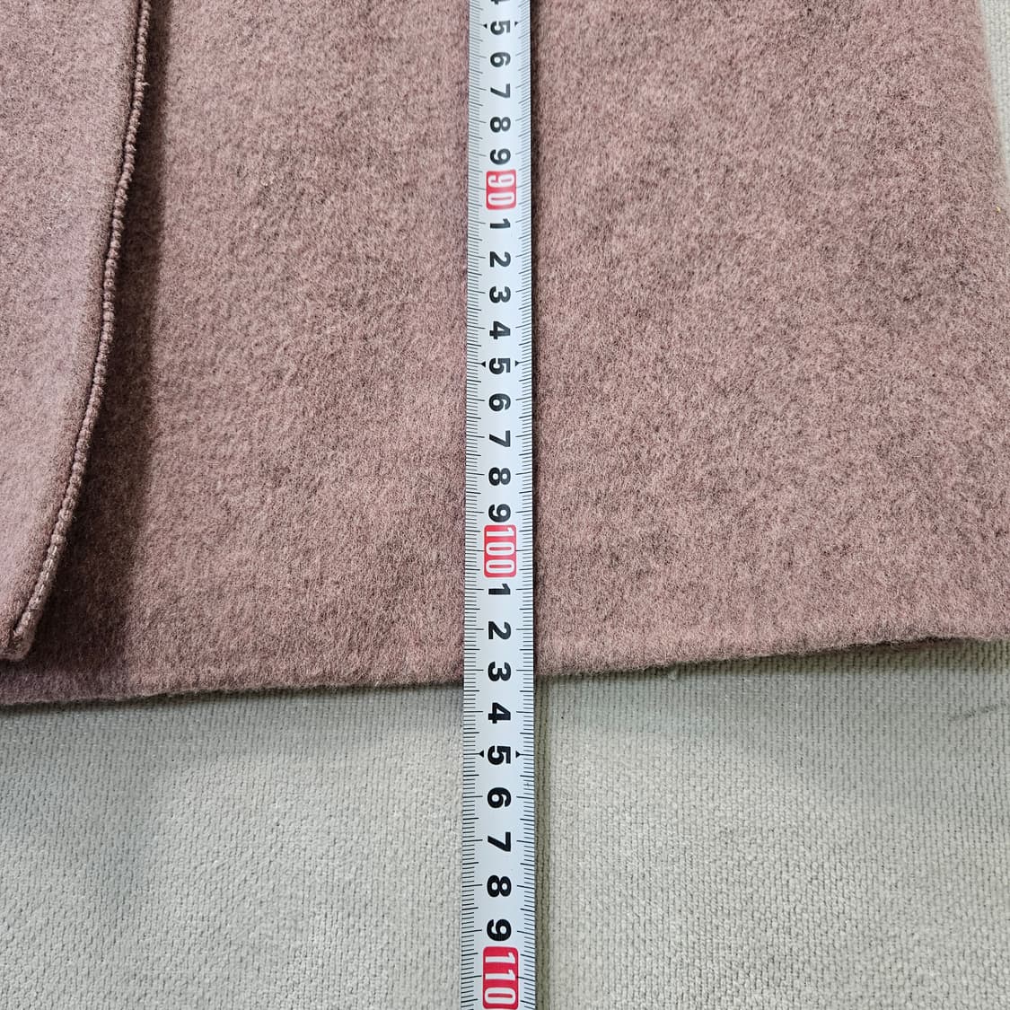 55 보브 여성 핑크 모헤어 코트 0407Y 상품이미지6