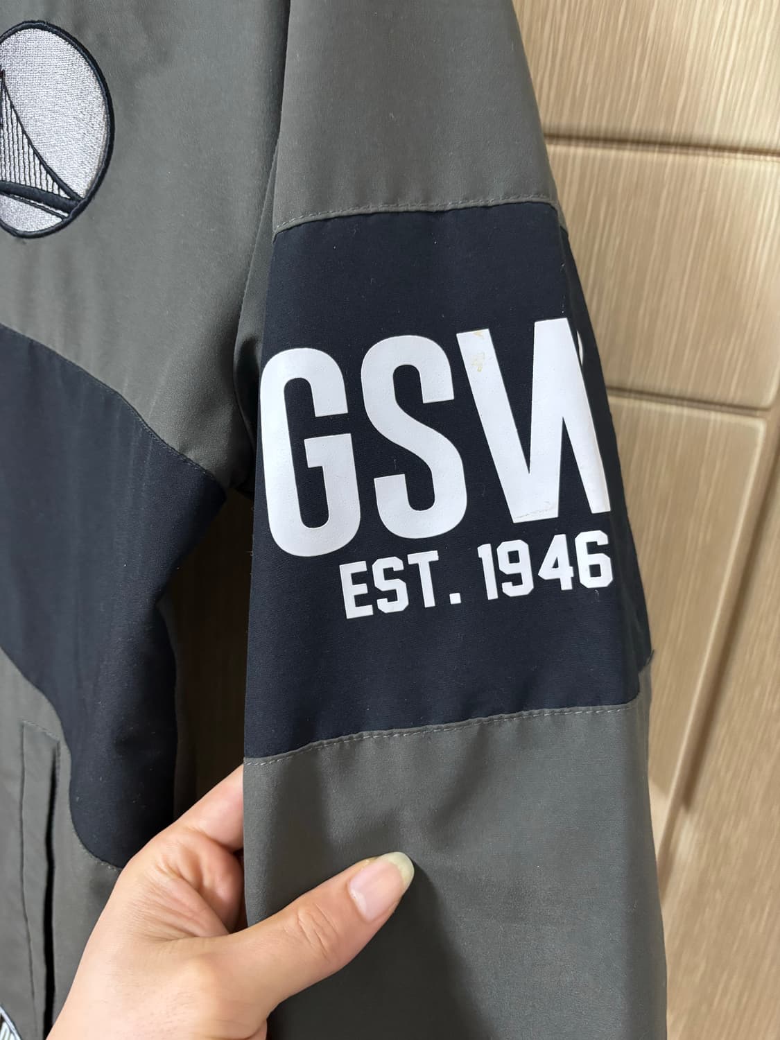 골든스테이트 NBA 바람막이 후드 자켓 상품이미지7