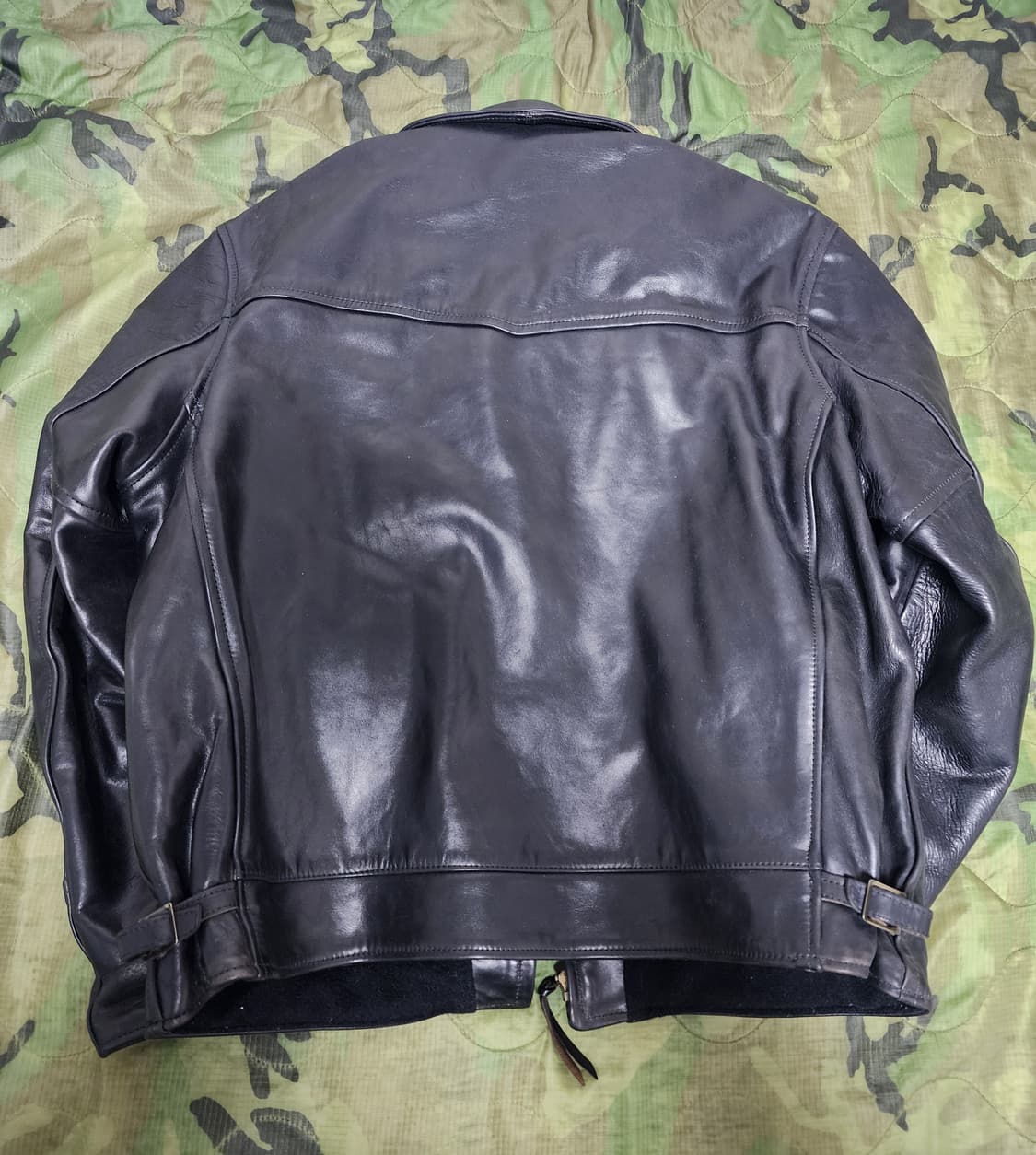 에어로레더 하이웨이맨 레더자켓 상품이미지2