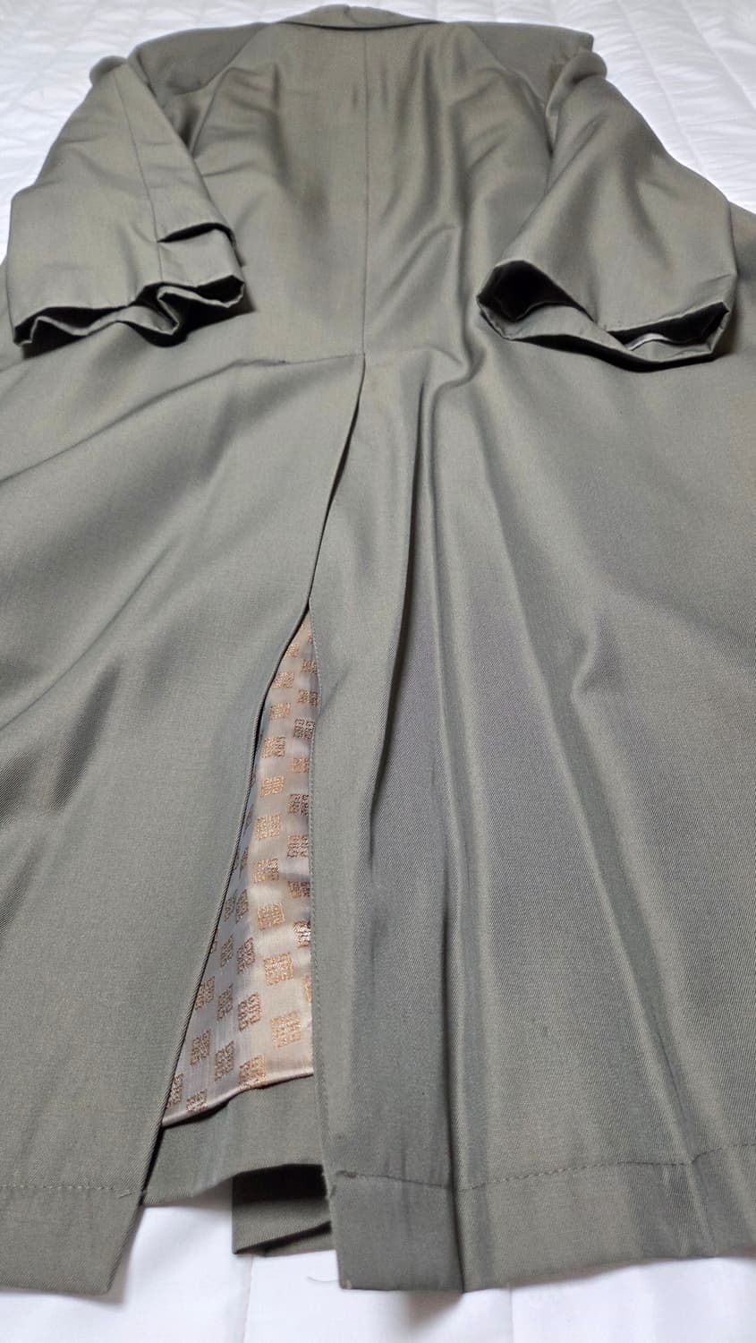 [57]지방시 울실크 싱글트렌치코트 울내피포함 올리브그린 약105 상품이미지9