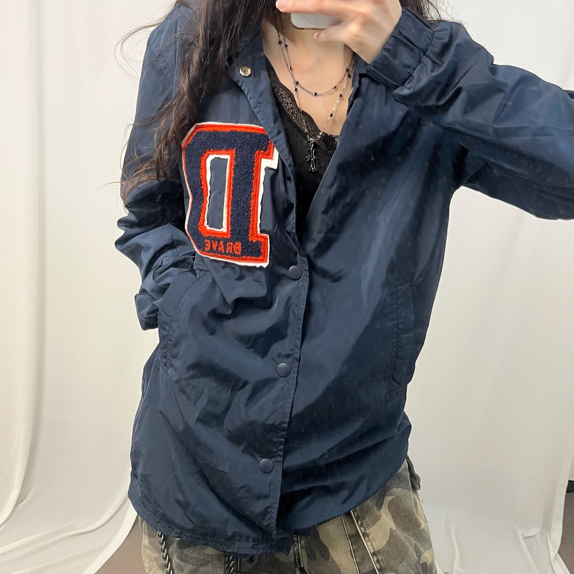 Diesel navy coach jacket 상품이미지3