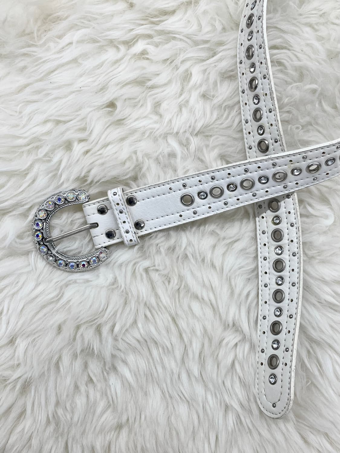 펑크 큐빅 스터드 버클 벨트 상품이미지6