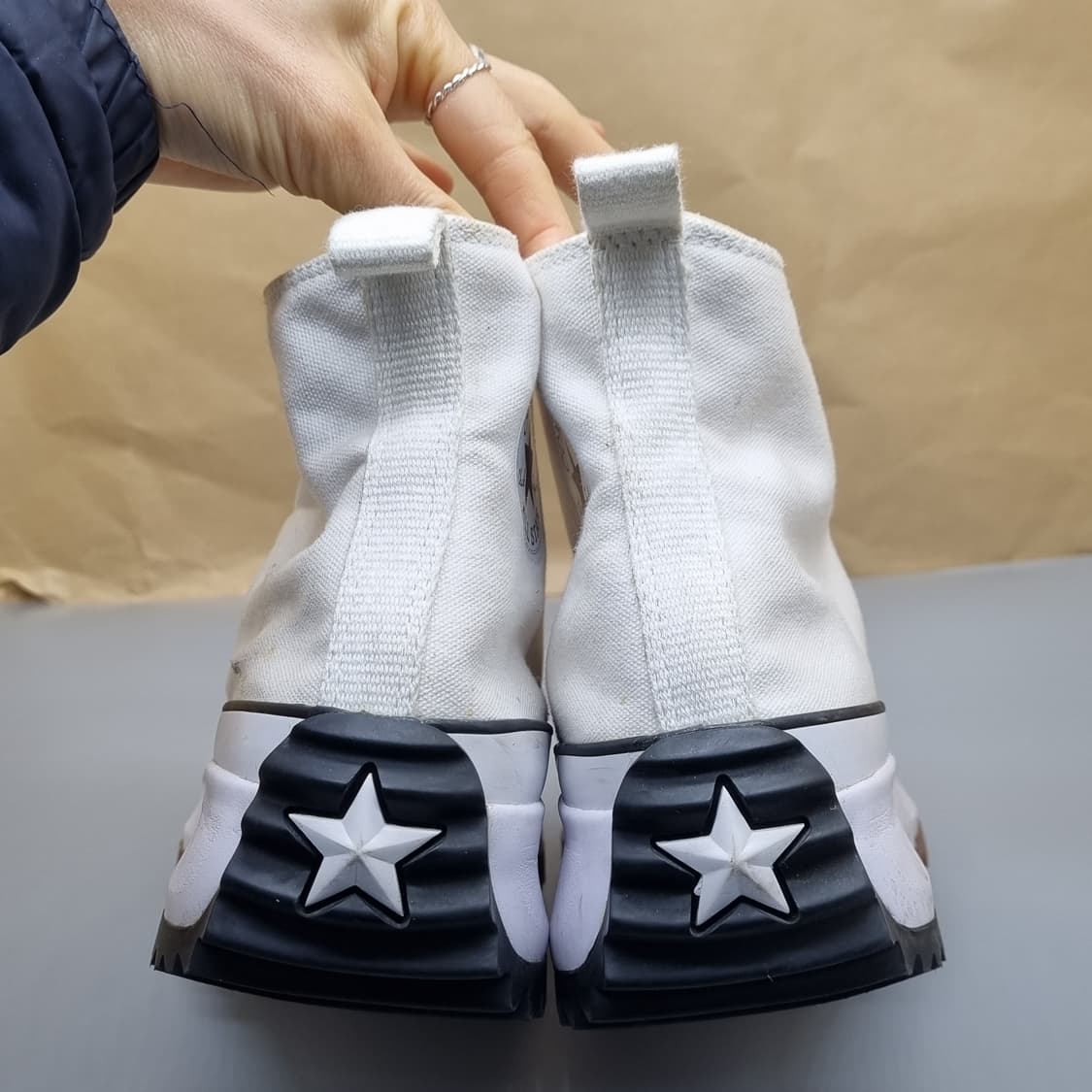 컨버스 런스타 하이크 아이보리 하이탑275 상품이미지4