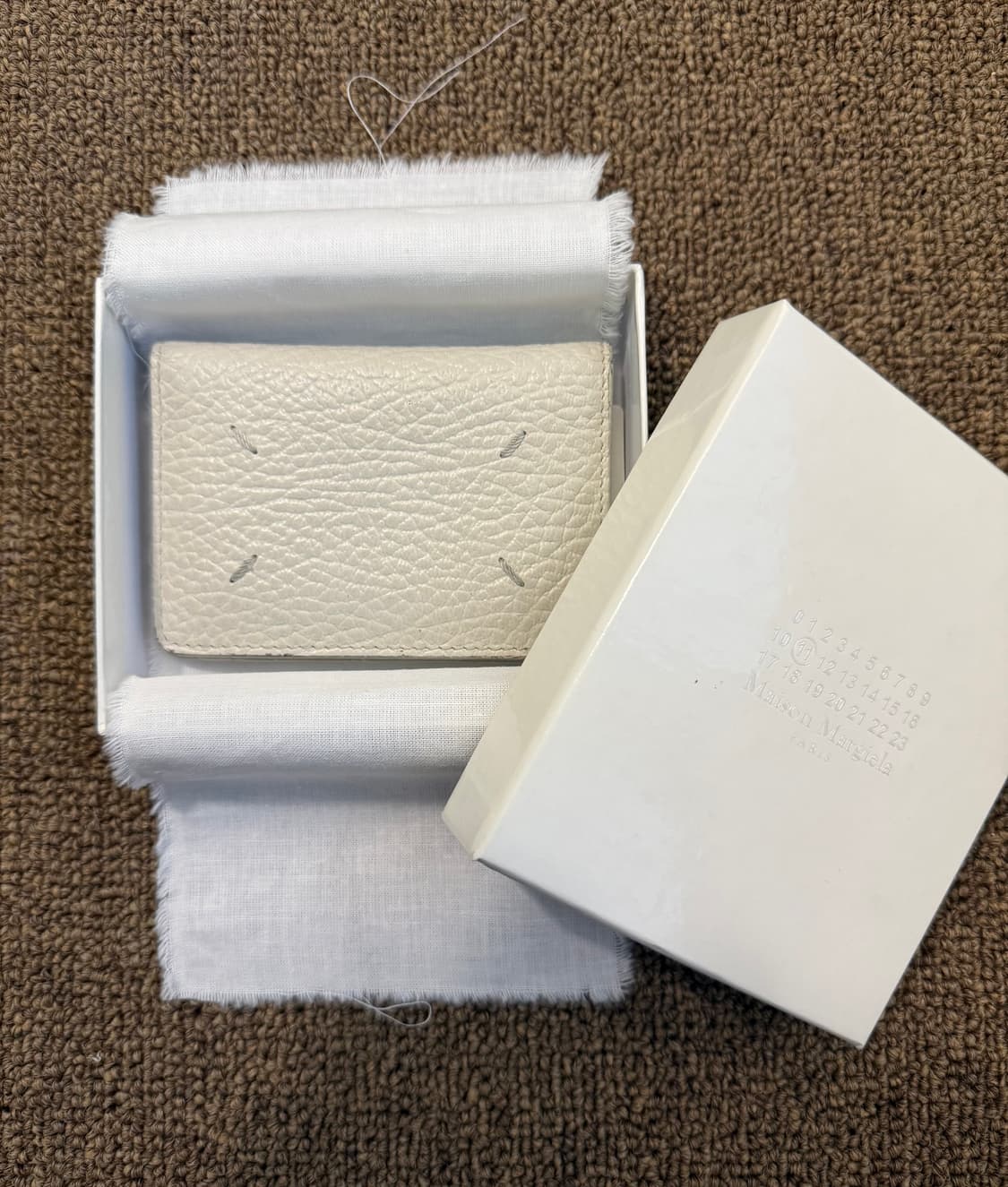 Maison Margiela 메종마르지엘라 카드지갑 아이보리 남녀공용 상품이미지1