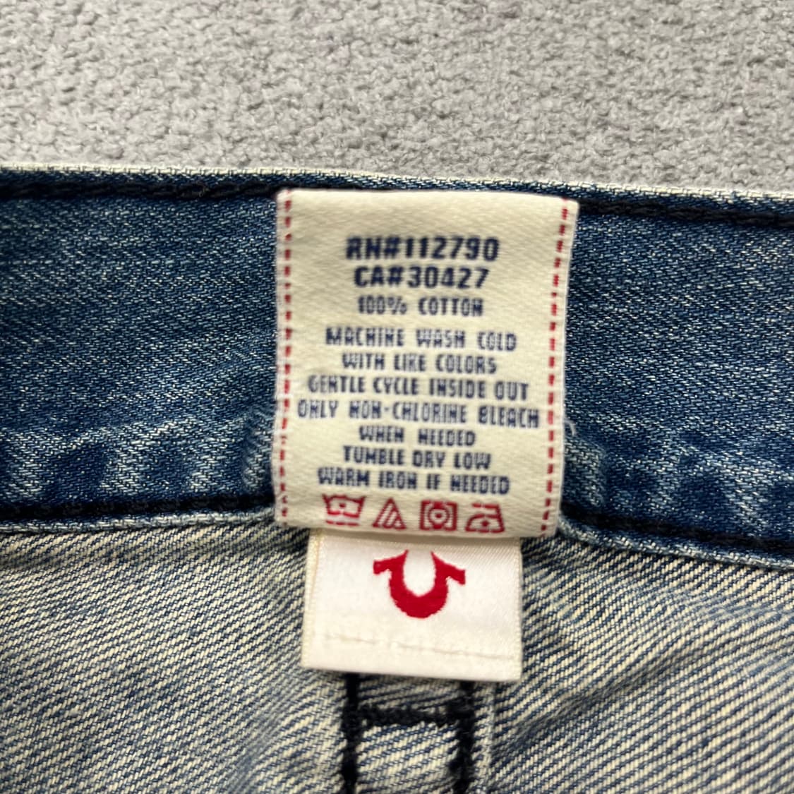 31 트루릴리젼 워싱 스트레이트 데님 상품이미지10