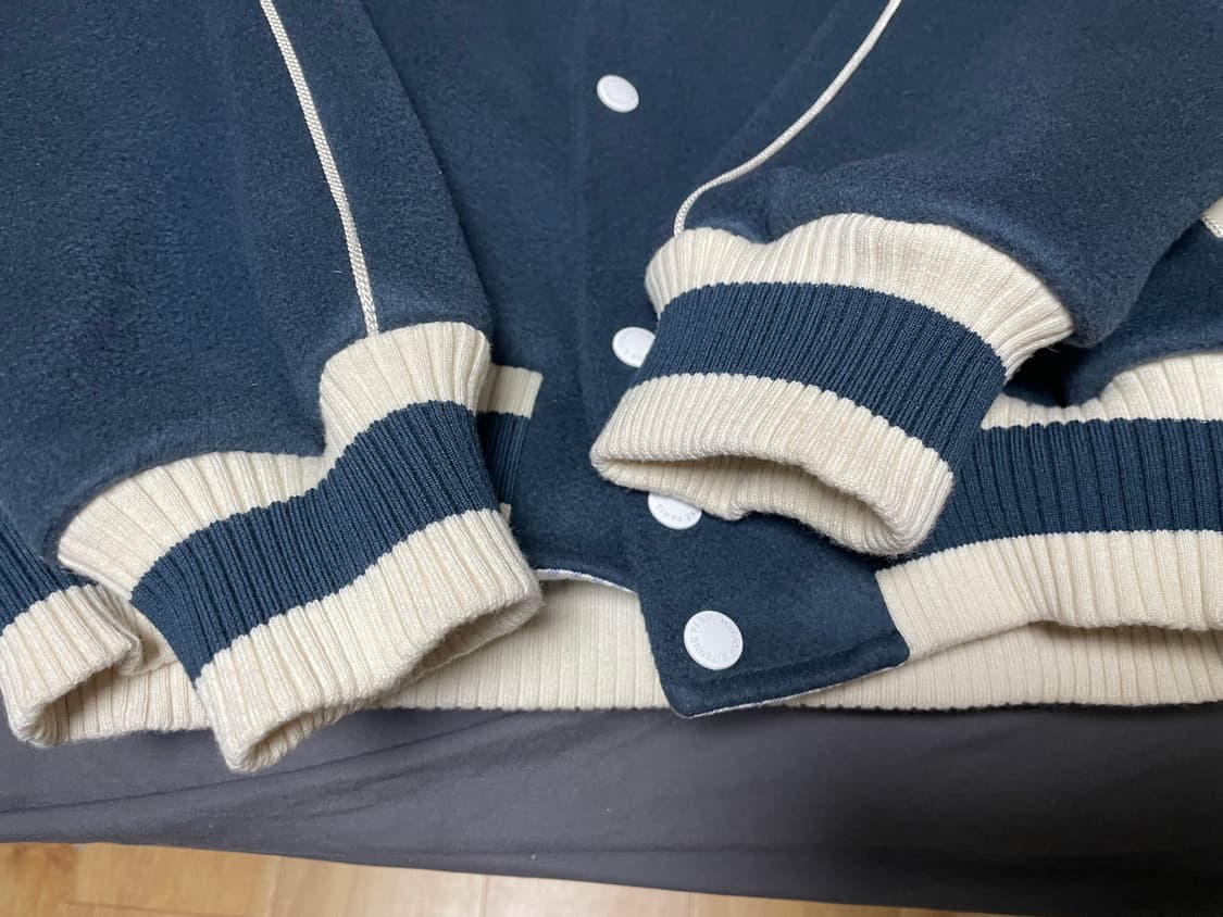 [L] 메종키츠네 15fw 국뽕 테디 바시티자켓 상품이미지2