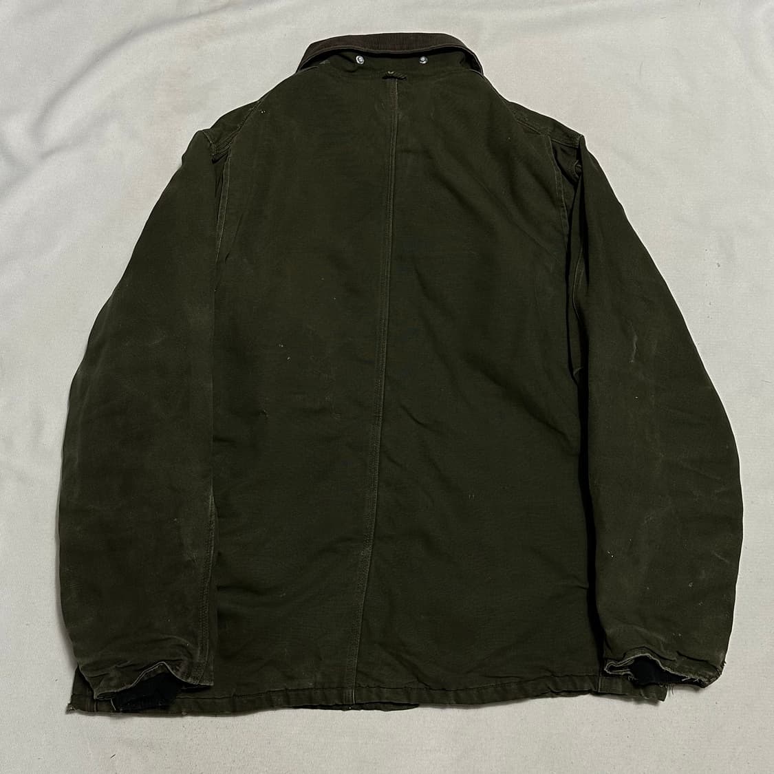 칼하트 빈티지 워싱 카키 워크 자켓 상품이미지3