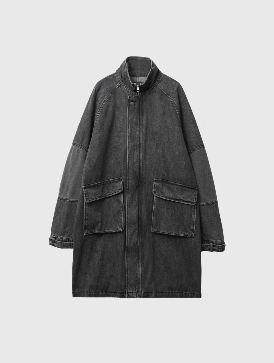 999휴머니티 오버사이즈 데님 피쉬테일 자켓 상품이미지3