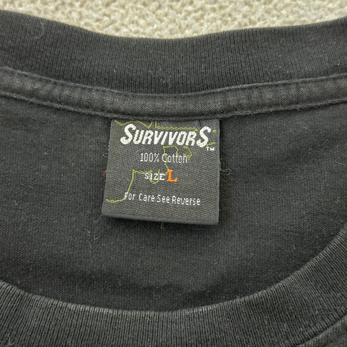 SURVIVORS 타이다이 레오파드 반팔티 상품이미지6
