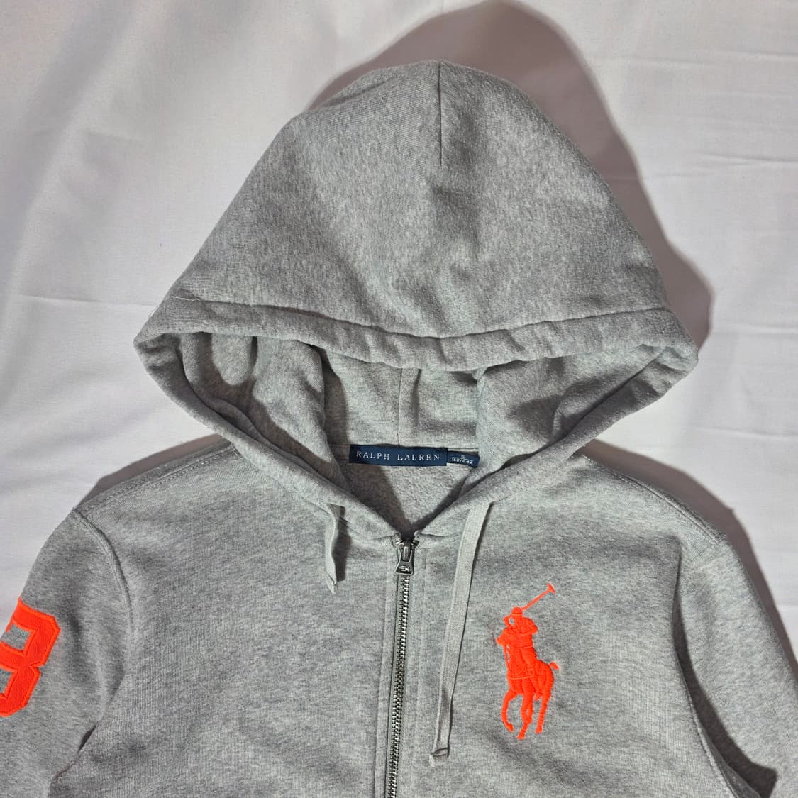 [S]폴로 랄프로렌 빅포니 후드집업 그레이 상품이미지3