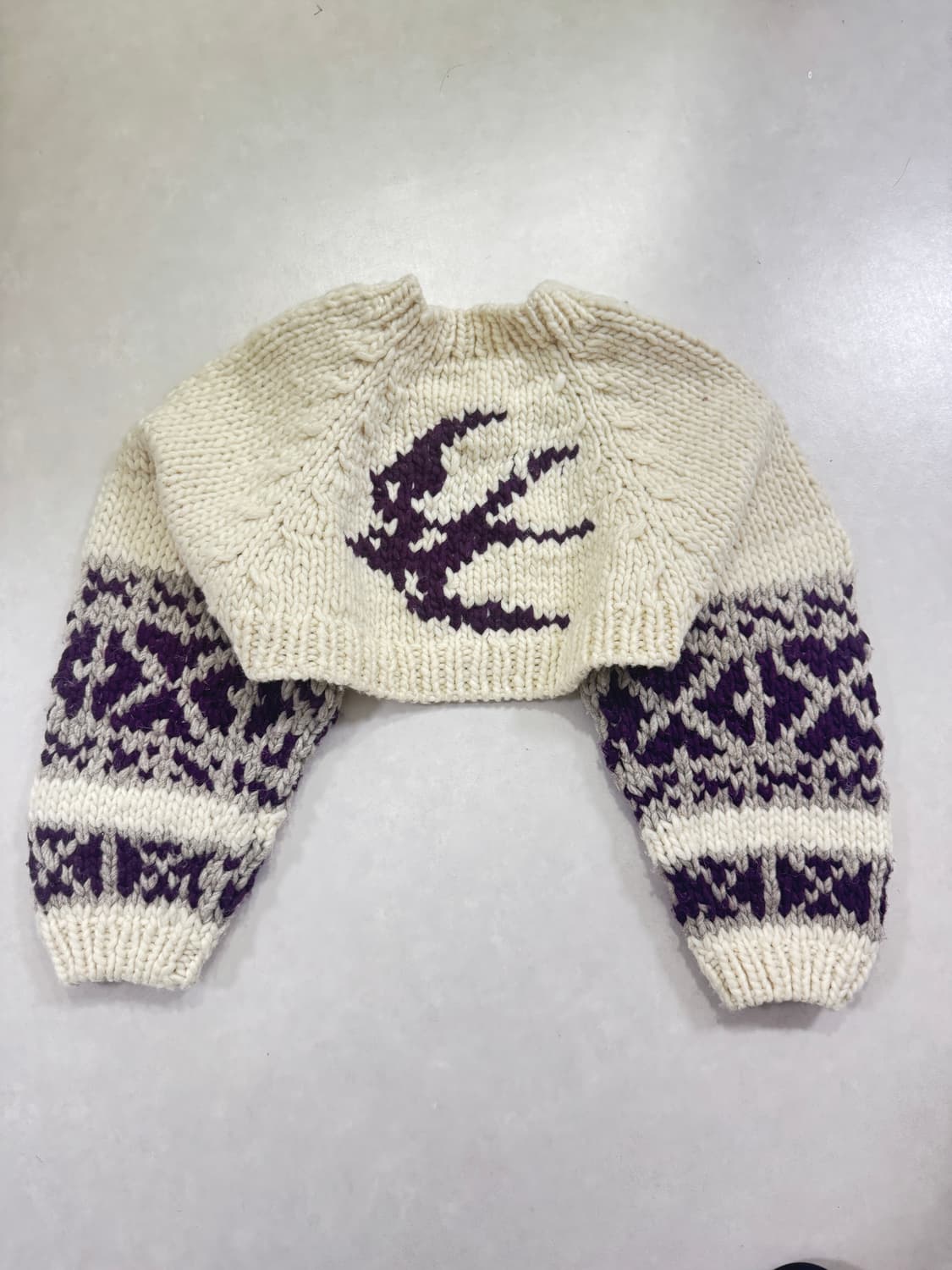 로도리리온 니트 탑 에크루 구매 상품이미지1