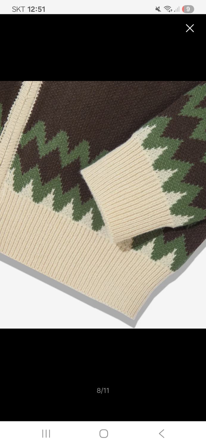 (무신사)트릴리온 노르딕패턴니트 자켓L 상품이미지8