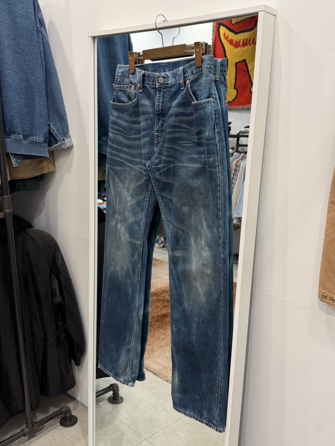 00s Levis 리바이스 502 셀비지 데님 팬츠 (32inch) 상품이미지1