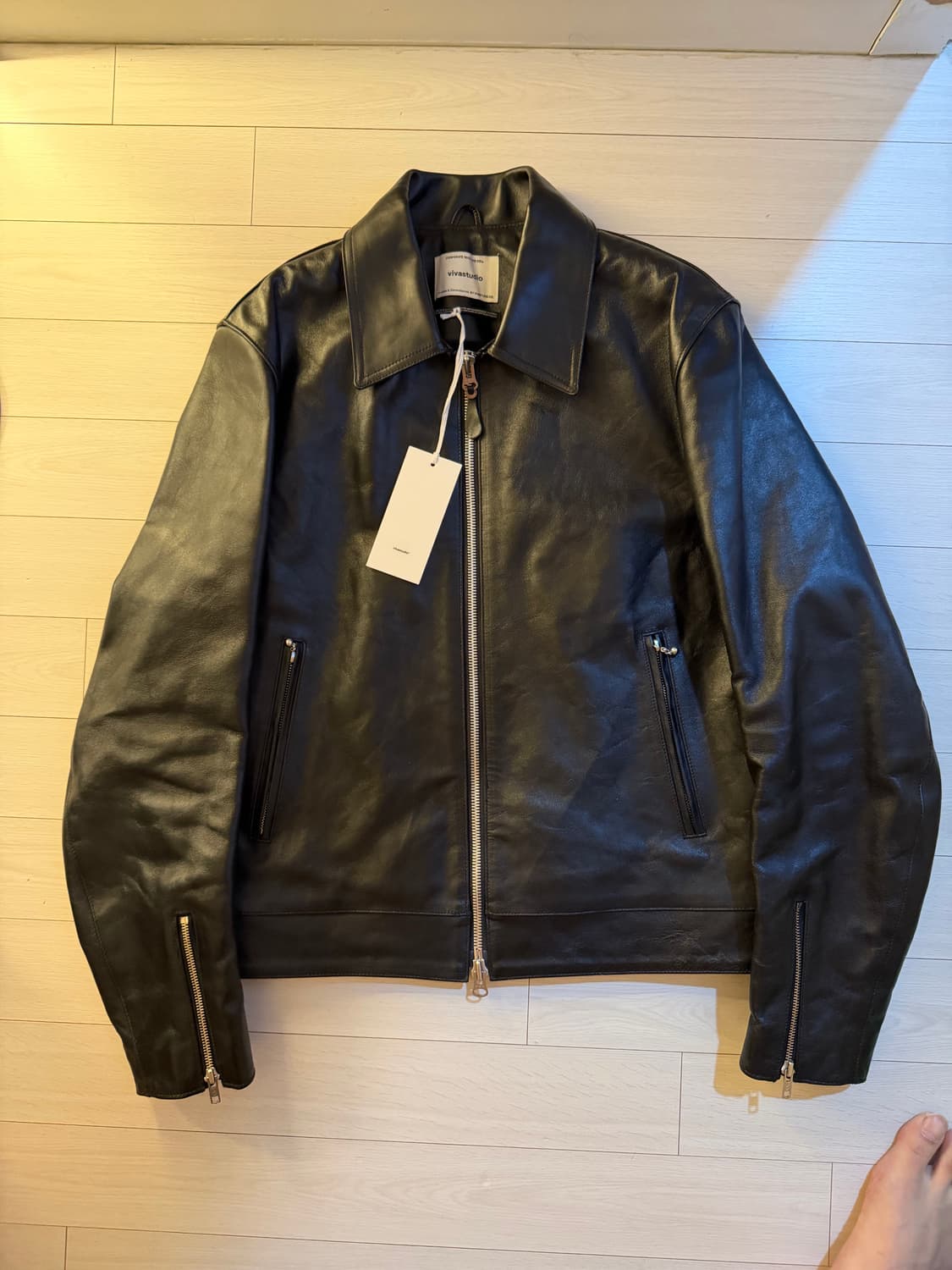 비바스튜디오 말 가죽 싱글 자켓 XL 상품이미지1