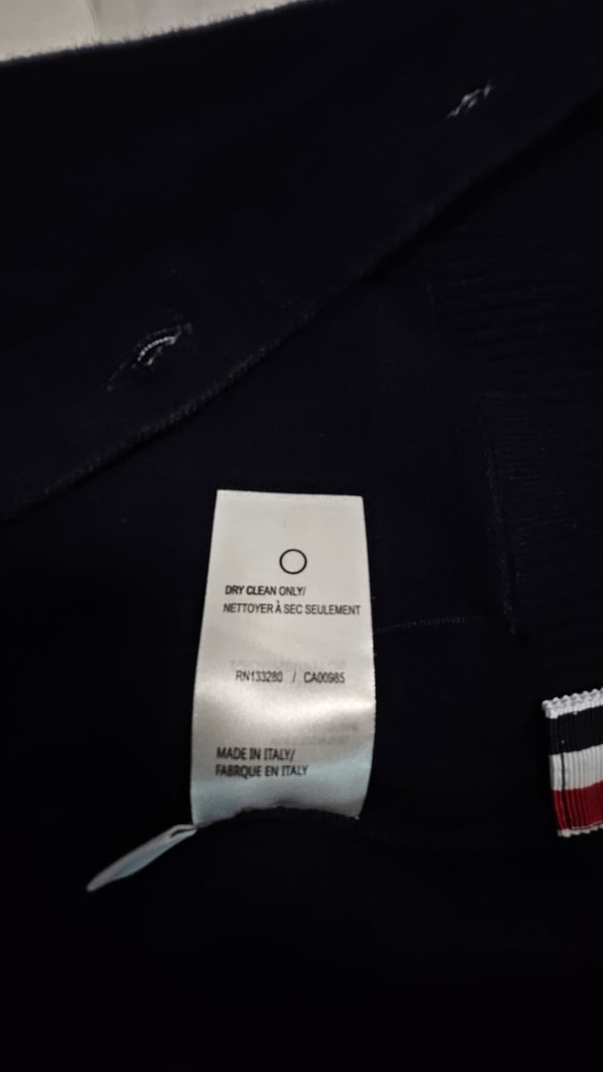 {셀렉 상품}(무료배송) 톰브라운 넛크래커 메리노 울 사선 가디건 네이비 상품이미지9