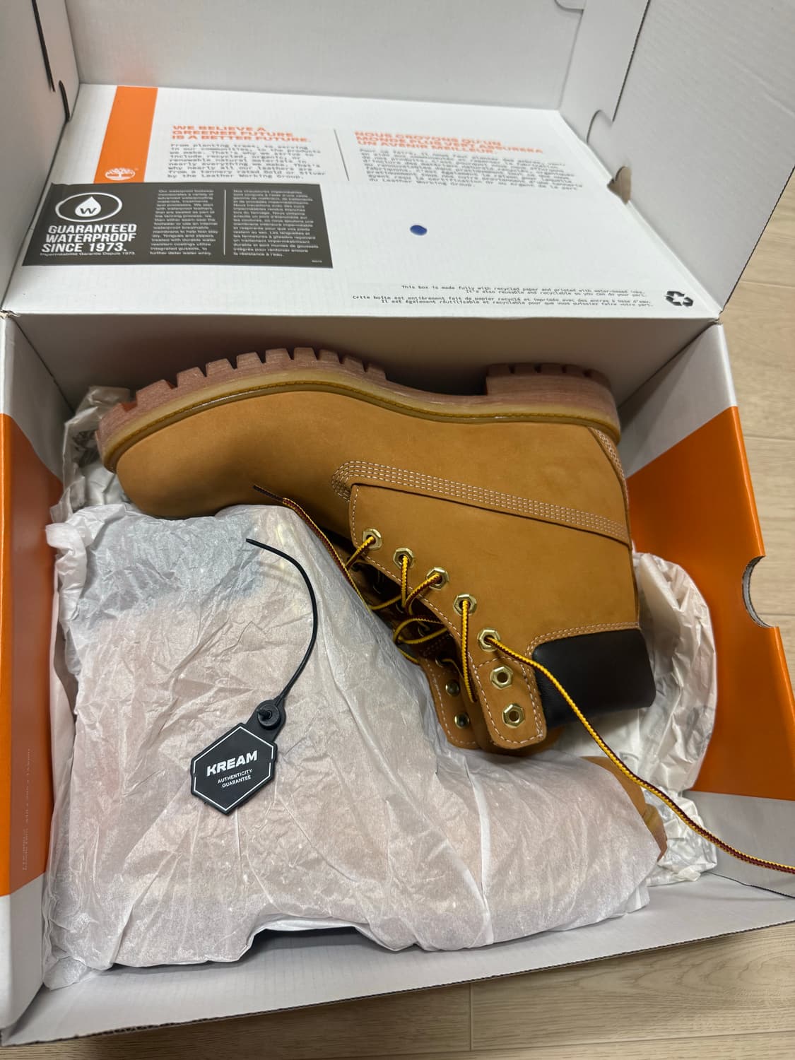 팀버랜드 프리미엄 6인치 워터프루프 부츠 위트 누벅  상품이미지5