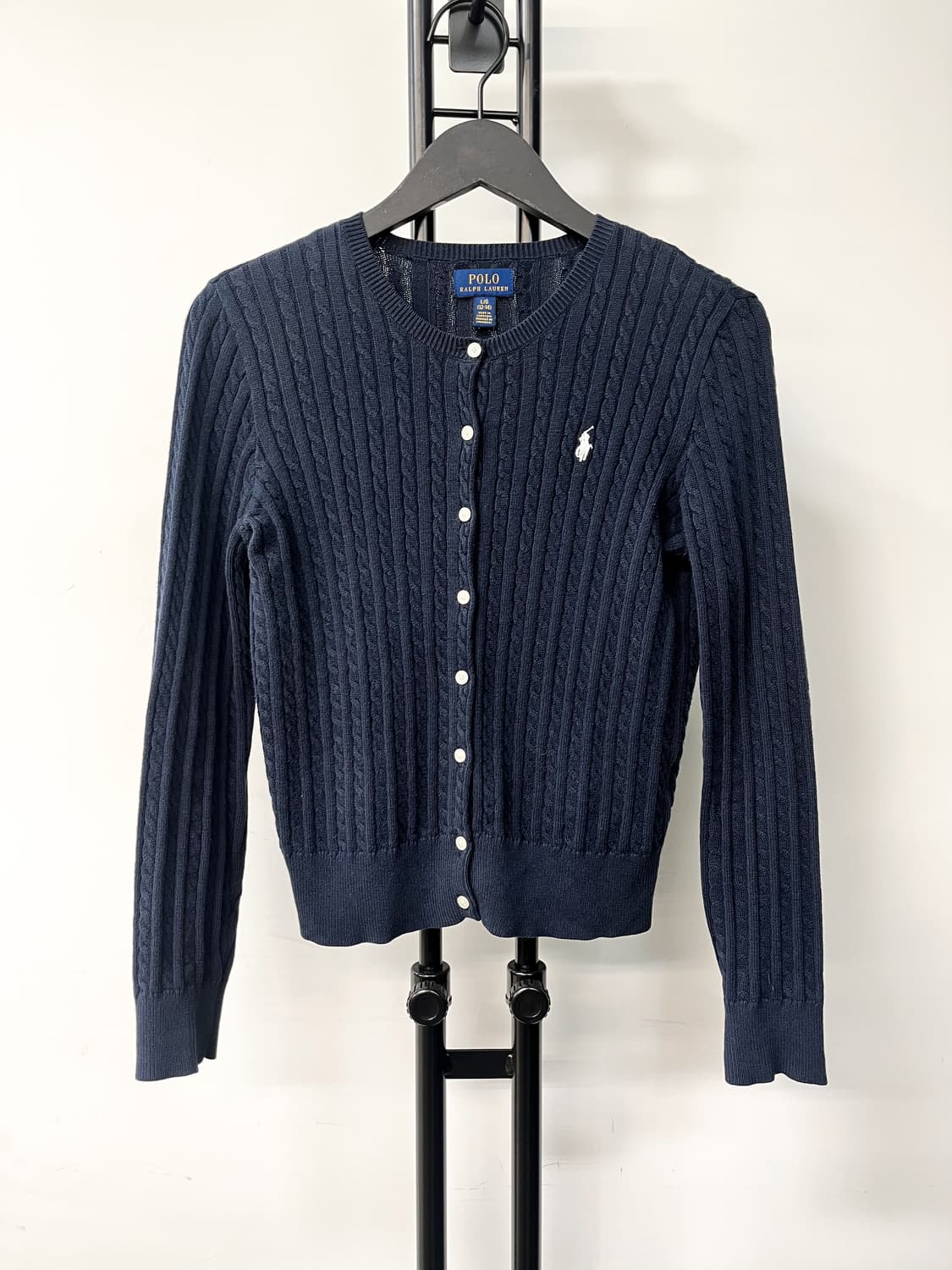 폴로 랄프 로렌 베이직 포니 케이블 가디건 상품이미지1
