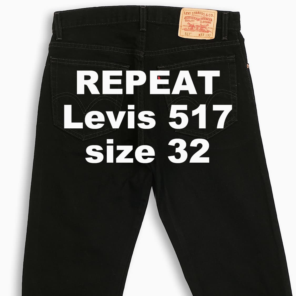 빈티지 리바이스 517 흑청 32 인치 LV5173372 상품이미지1