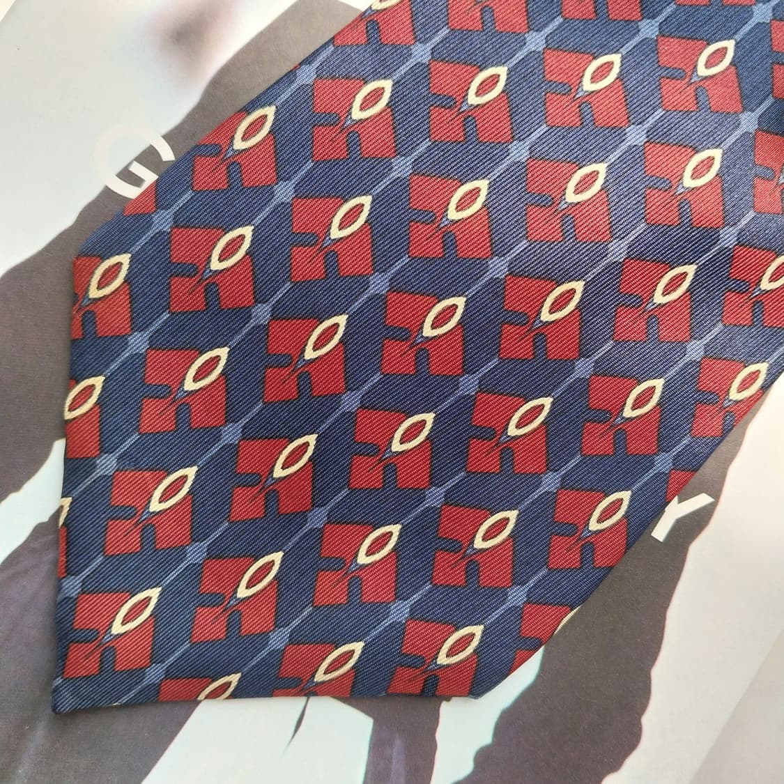 GIVENCHY 지방시 넥타이 네이비 패턴 A~B등급 K2428 상품이미지6