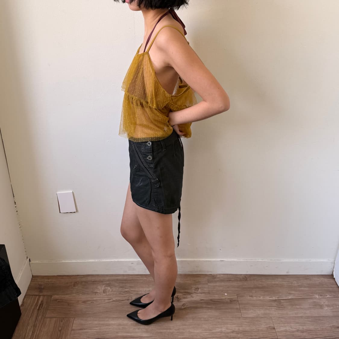 디젤 y2k 데님 스커트 상품이미지3