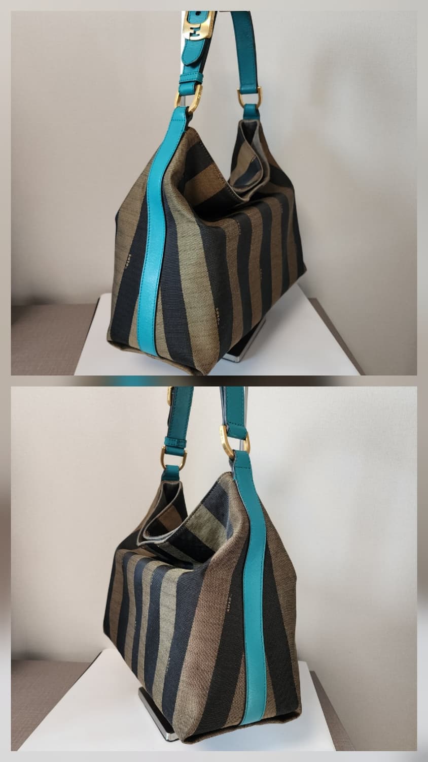 정품 펜디 시그니처 스트라이프 호보백 상품이미지3