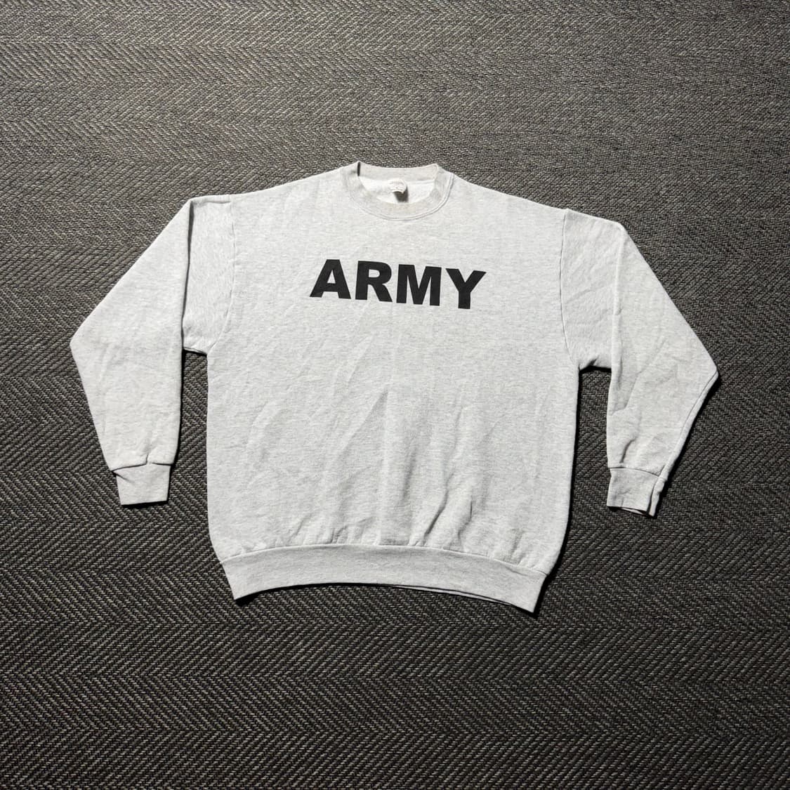90s US ARMY 미제 빈티지 스웻 셔츠 맨투맨 M 상품이미지1