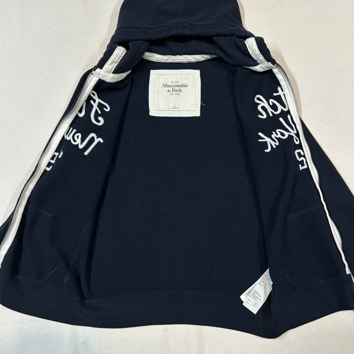 여S) 아베크롬비 네이비 후드집업 상품이미지5