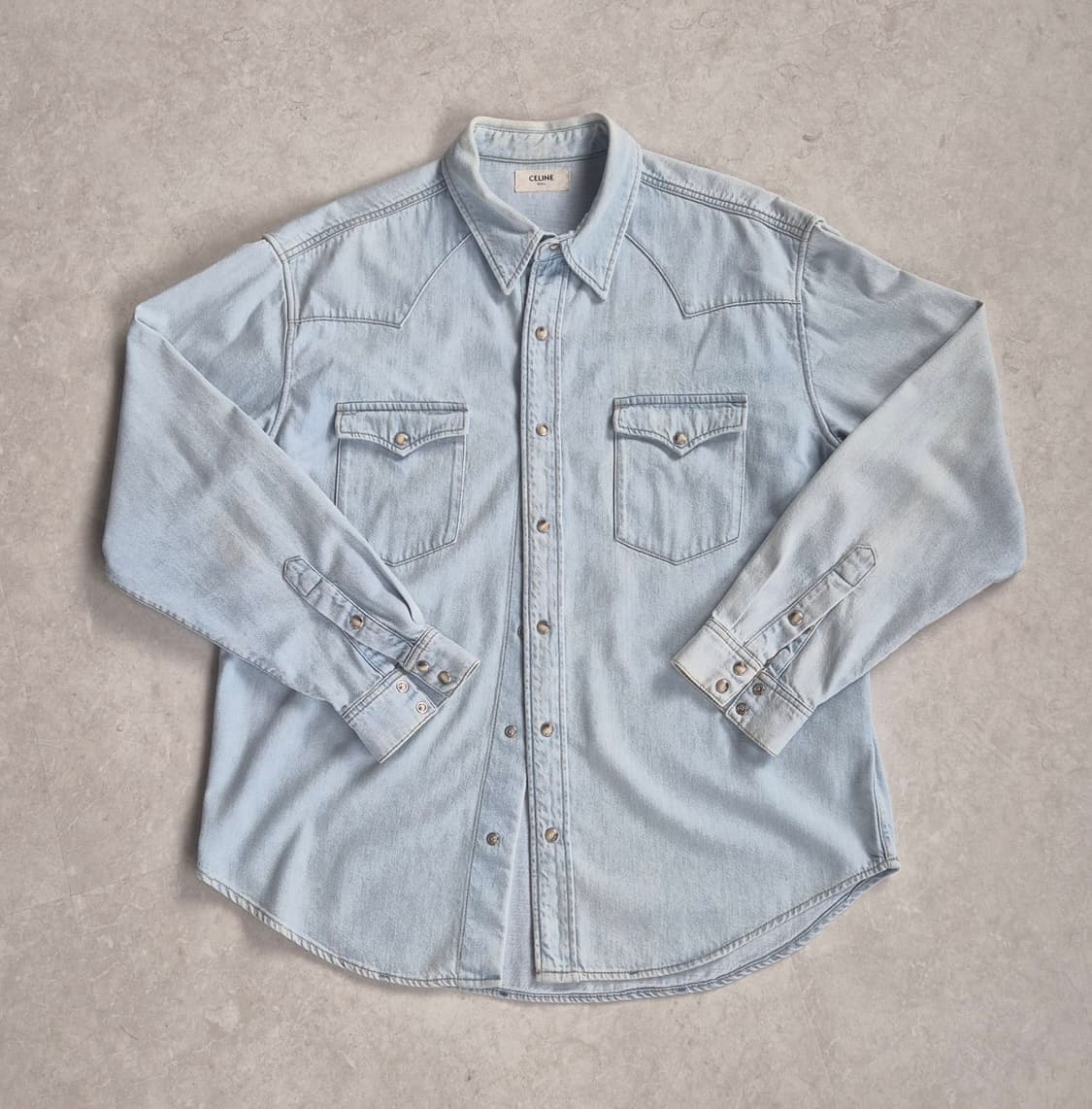 CELINE Western Denim Shirt 상품이미지1