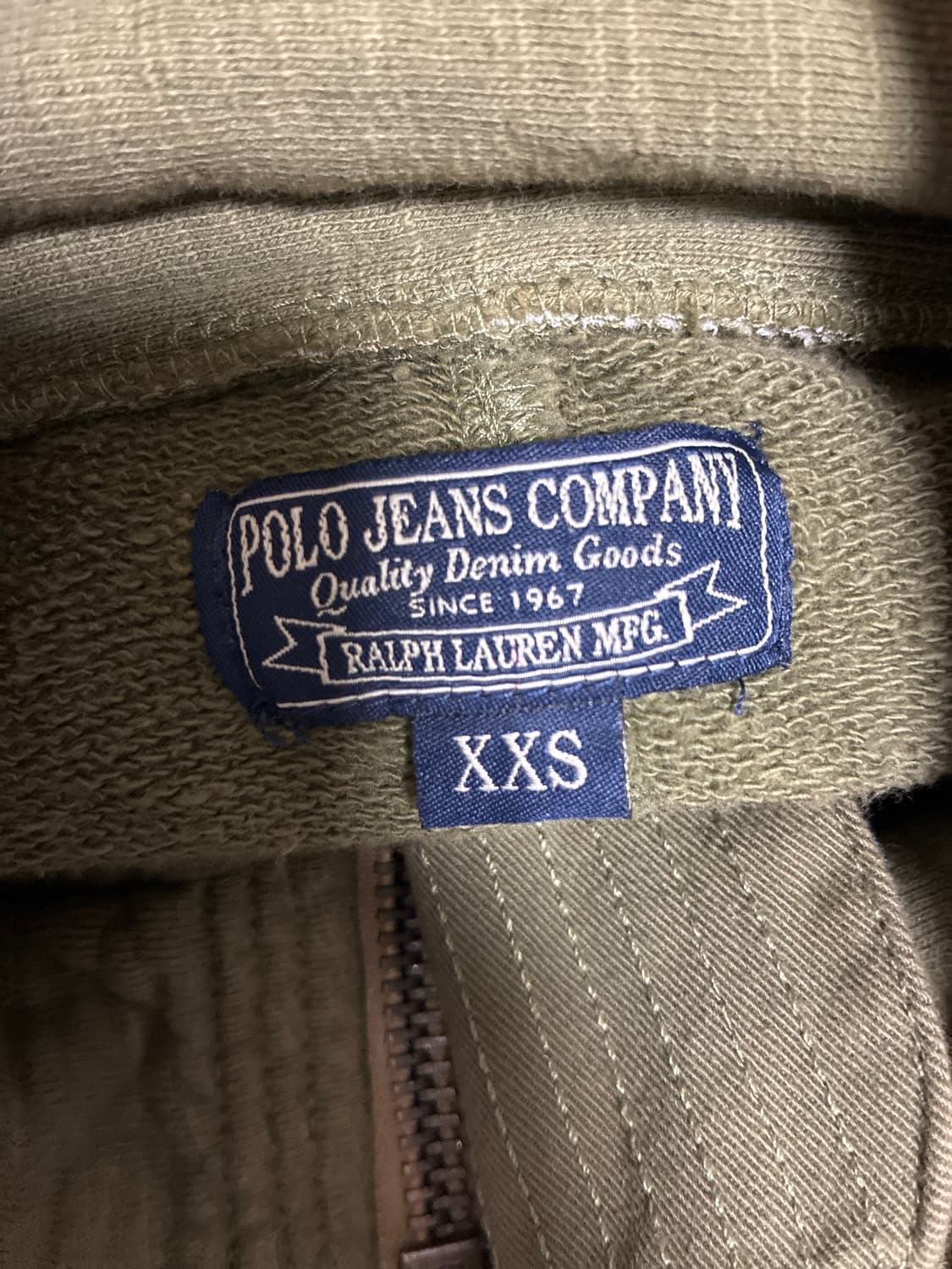 폴로 모자 탈부착 카키 피쉬테일 자켓 상품이미지4