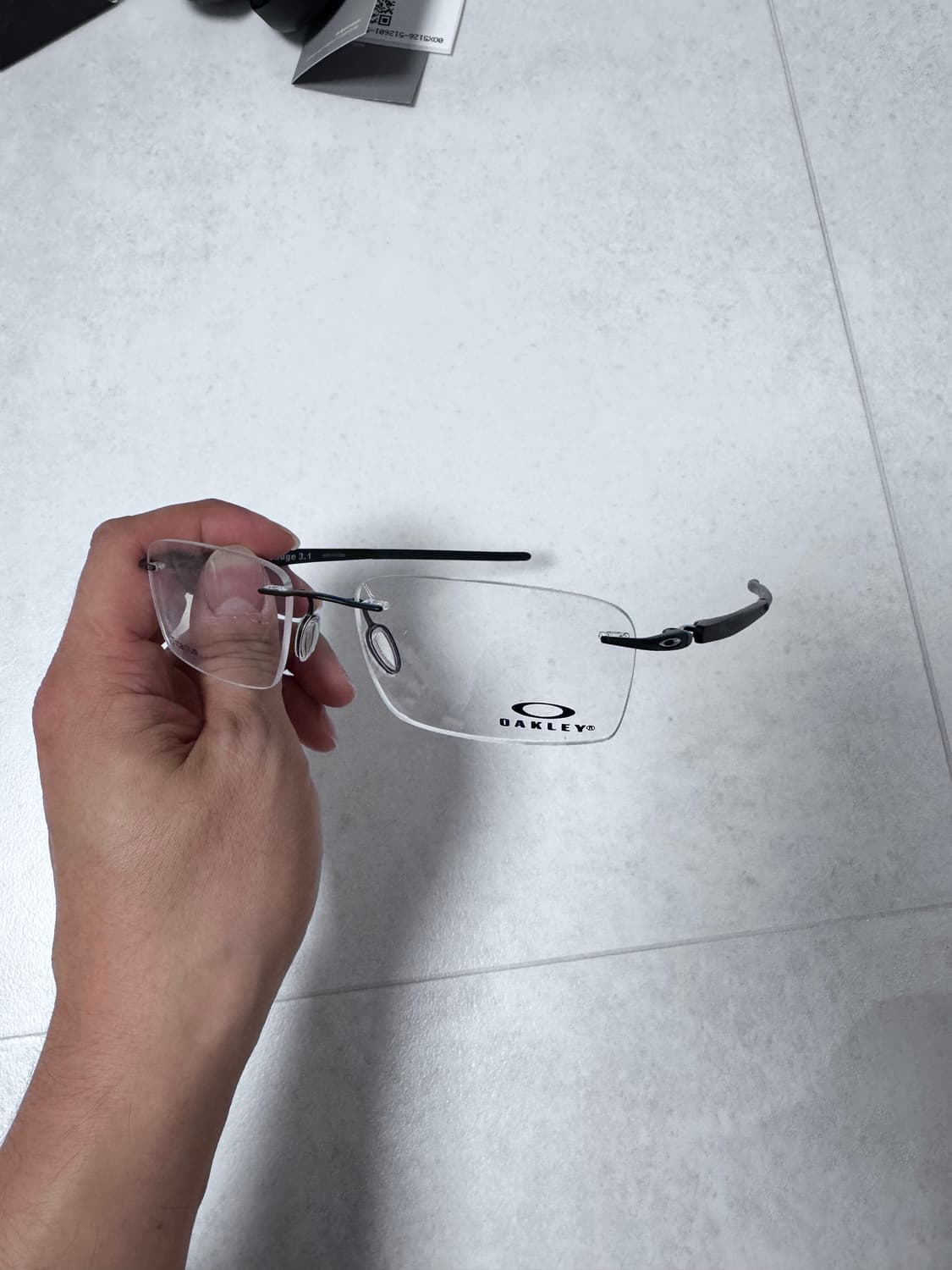 (새상품) 오클리 게이지 3.1 무테안경 블랙 상품이미지2