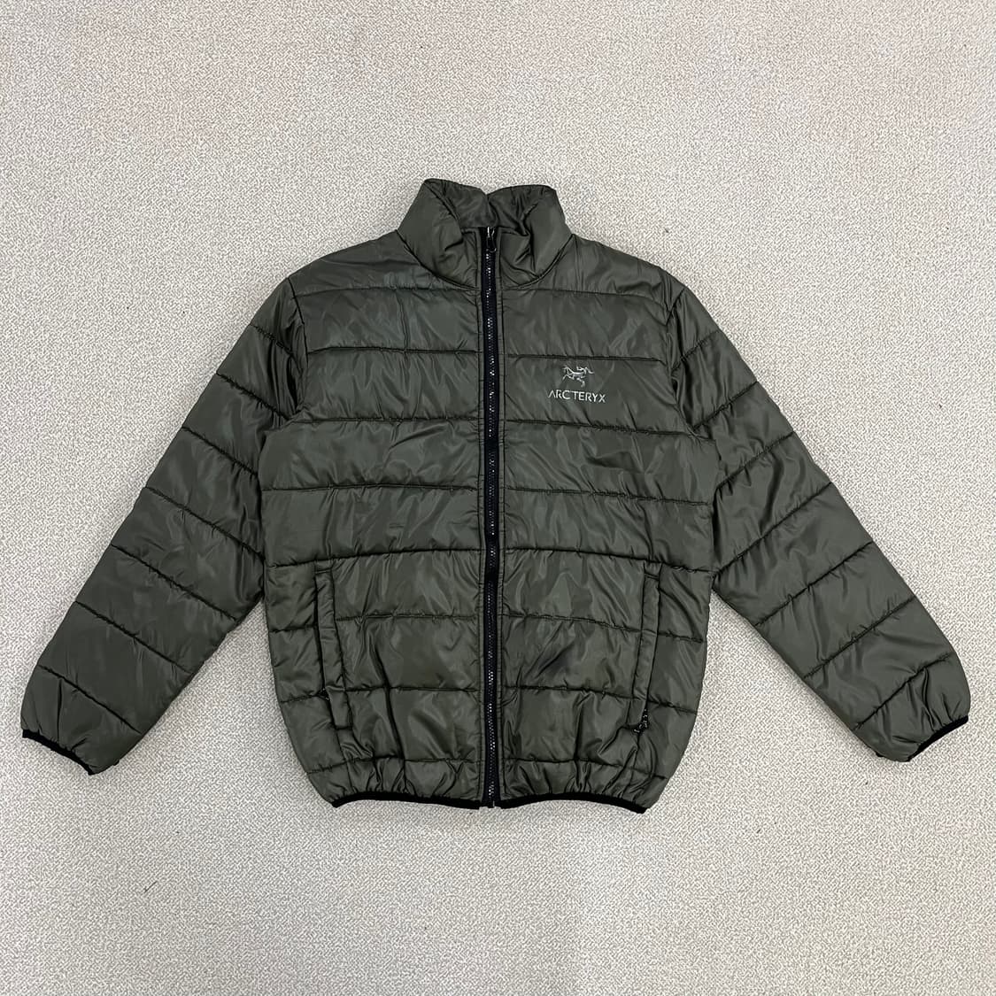 [L] 시조새 카키 경량 패딩 점퍼 자켓 0119M1 상품이미지1