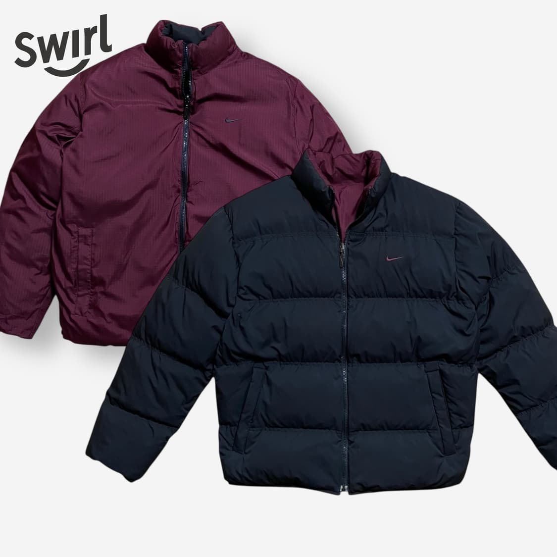 🌊00s Nike reversible duck down jacket 상품이미지3