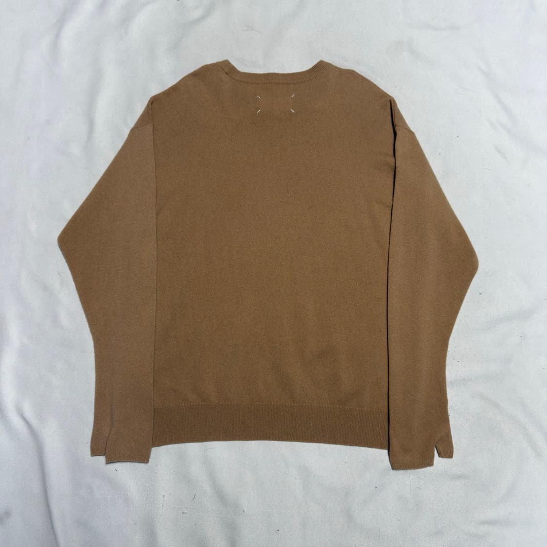 M 메종마르지엘라 베이지 코튼 니트  상품이미지3