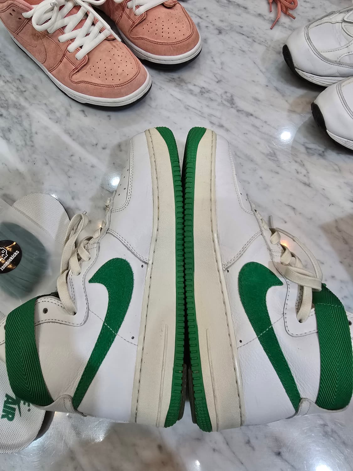 나이키운동화 포스1 하이 레트로 럭키그린275 상품이미지6