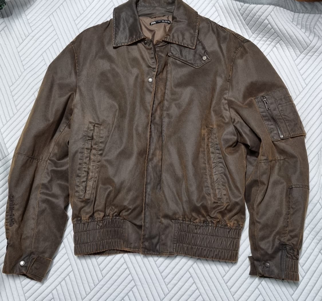 Zara 레더 자켓 상품이미지1