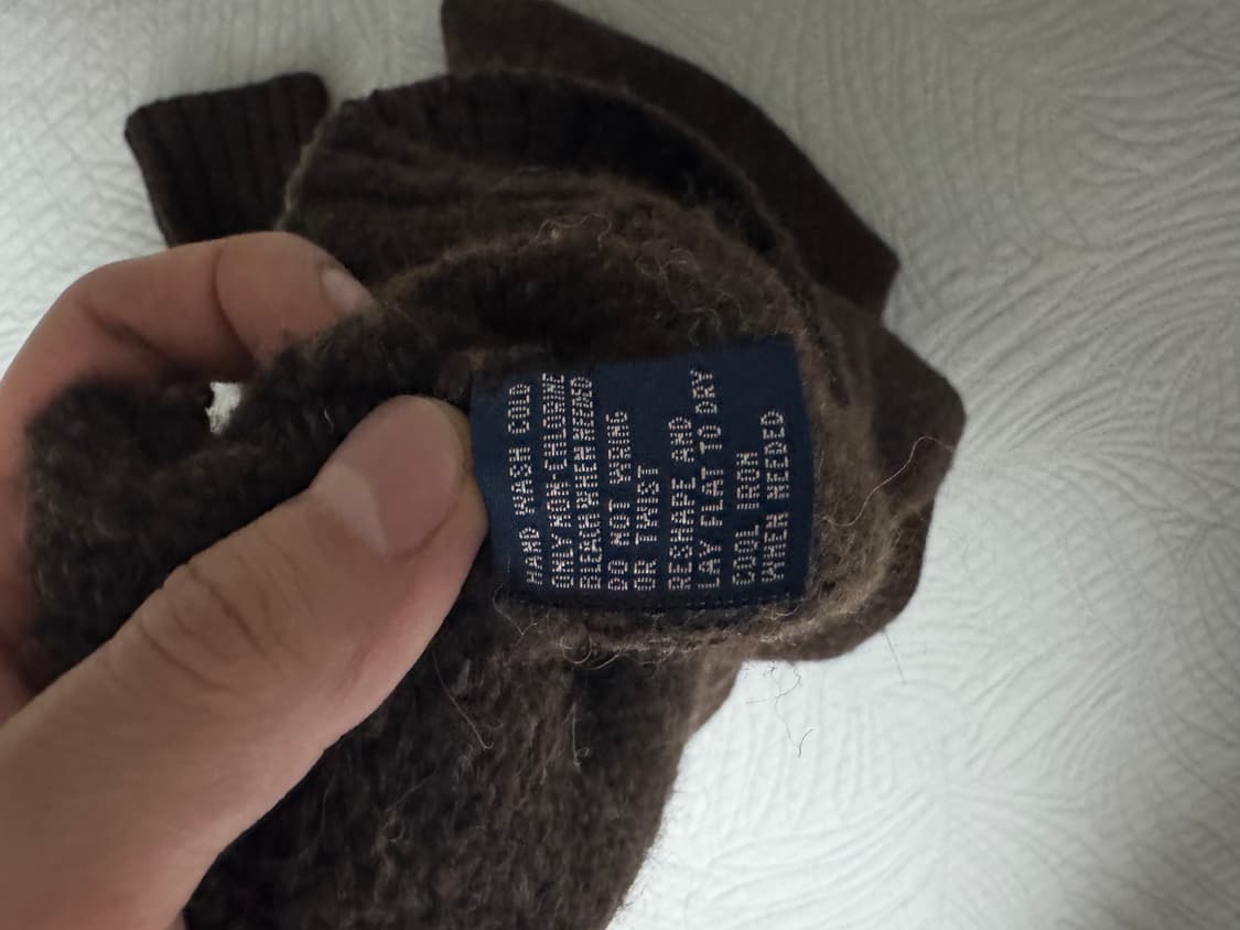 폴로 브라운 니트 L(100-103) 상품이미지3