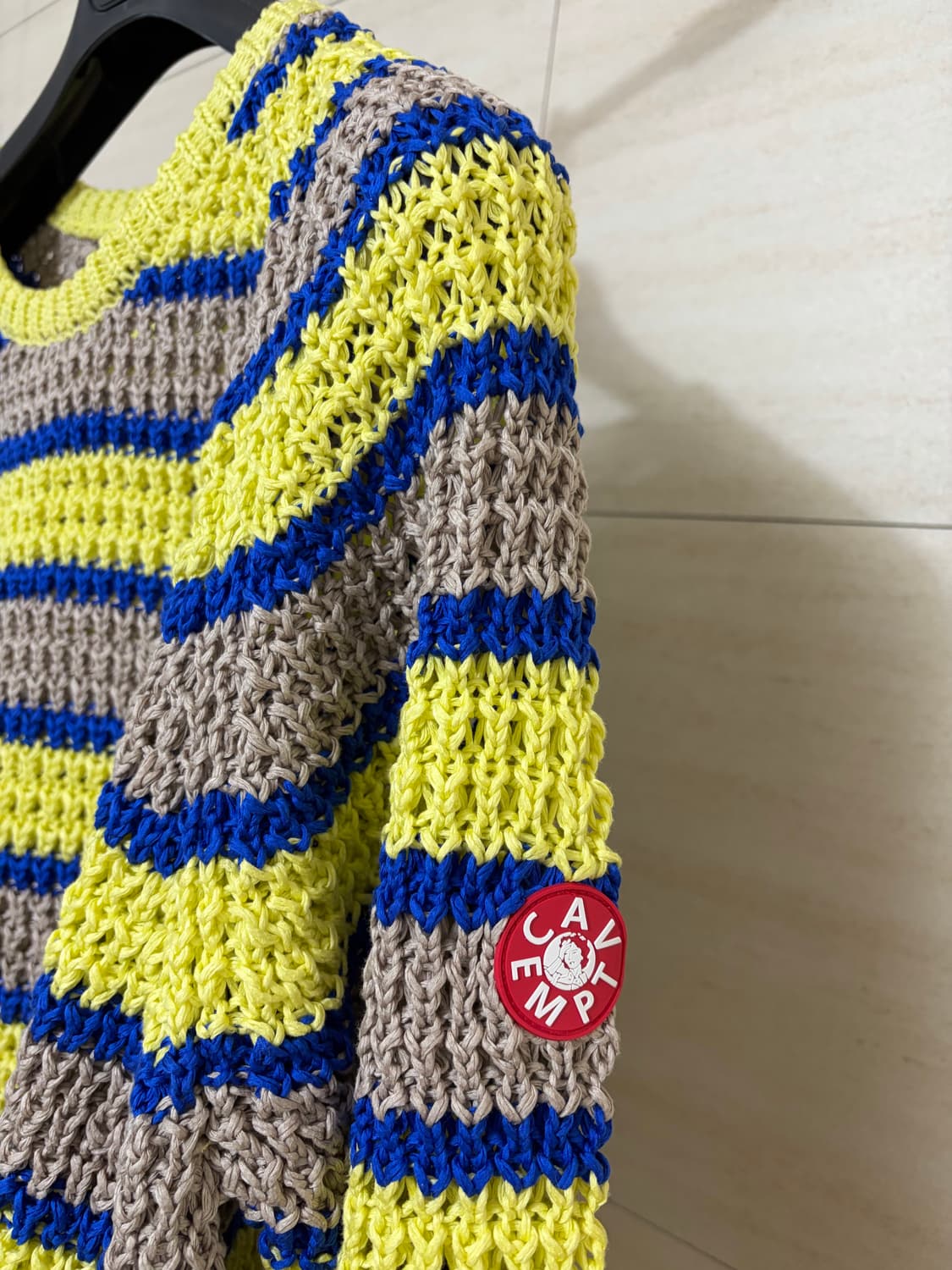 18FW 카브엠트 STRIPE LOOSE WAFFLE KNIT #2 상품이미지3