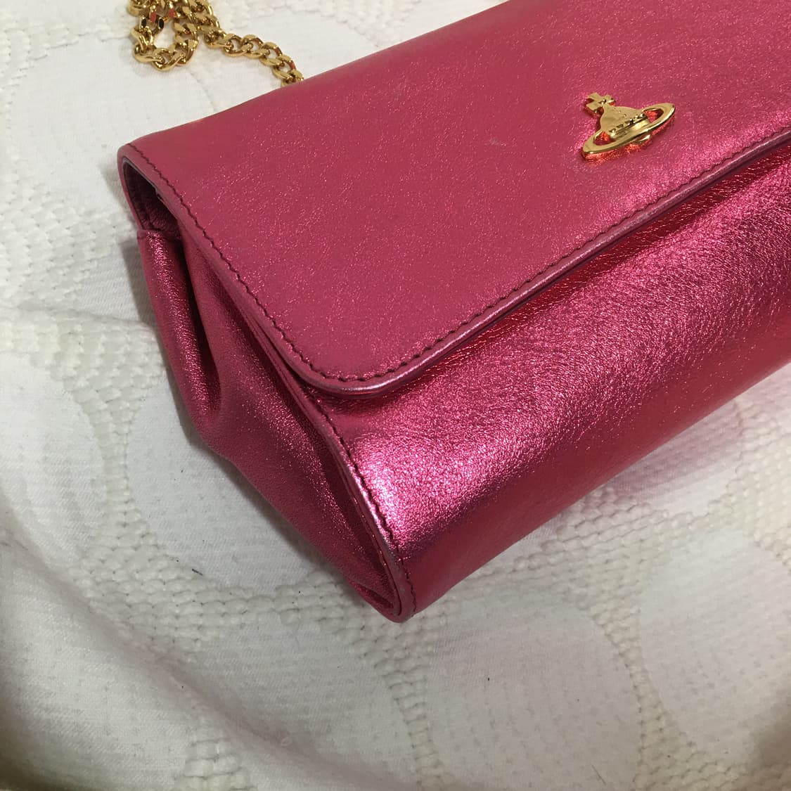 vivienne westwood 핑크 Y2K 체인 백 상품이미지3