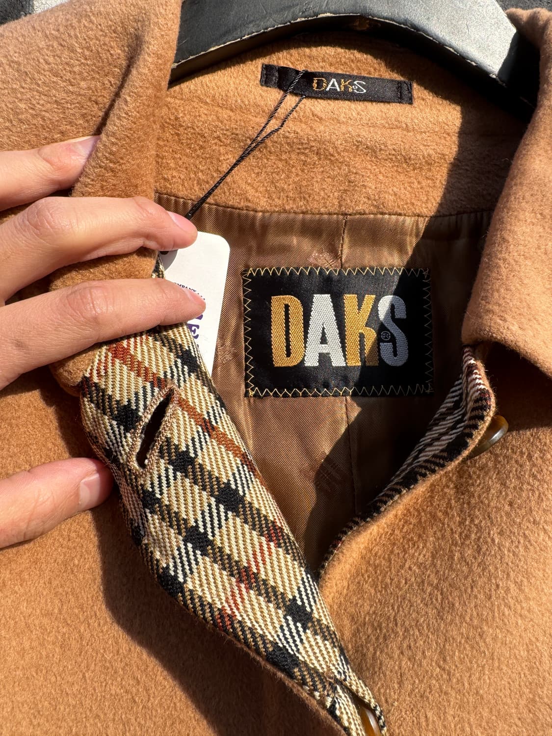 닥스 베이지 코트 B34 상품이미지5