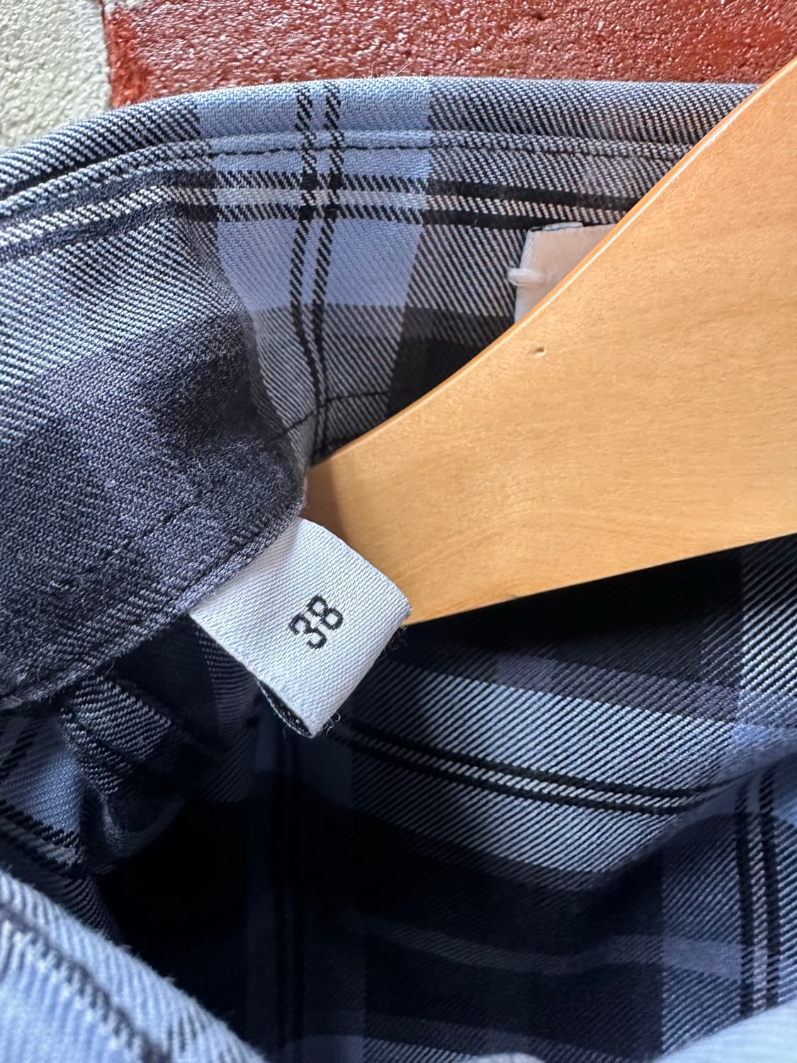 (38)지방시 별 패치 타탄체크 셔츠 상품이미지4